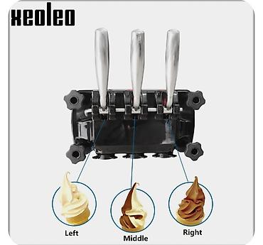 Оборудование для ресторанов, кафе: Dondurma aparatı Ice cream machine 3 Rəngli Masaüstü Dondurma Maşını — 2