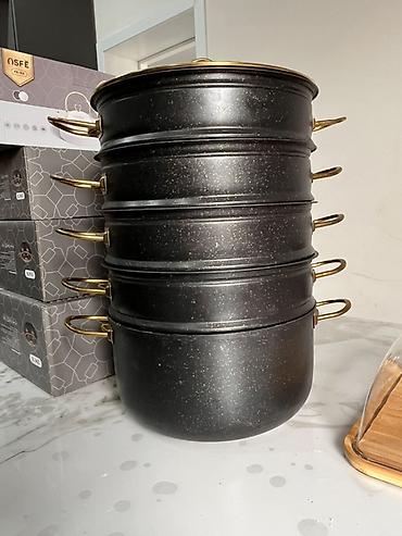 Казандар: Набор кухонной посуды OSFE (серия GRANITE) - Материал: литая посуда с — 1
