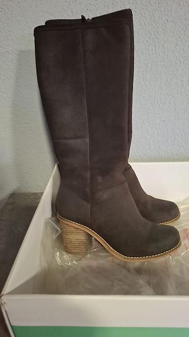 clarks обувь: Сапоги, 36, Clarks, Б/у, цвет - Коричневый, Самовывоз — 3