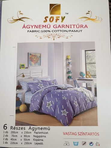 Posteljina: Pamucna posteljina 100% pamuk Set sadrzi: 6 delova: Jorganska — 9