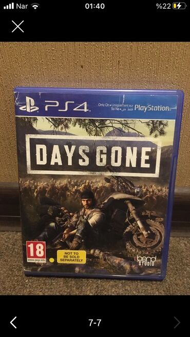 Oyun diskləri və kartricləri: Days Gone . Disk ela veziyyetdedir barter var