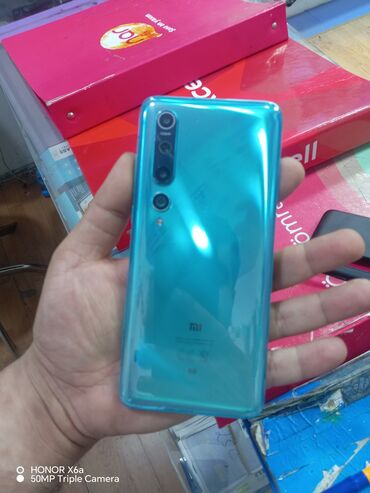 Mobil telefonlar: Xiaomi Mi 10T, 256 GB, rəng - Mavi, 
 Zəmanət, Sensor, Barmaq izi