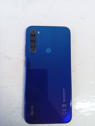 xiaomi 12t цена бишкек: Redmi, Redmi Note 8, Колдонулган, 128 ГБ, түсү - Көк, 2 SIM