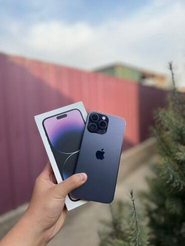 макбук эйр м1 цена: IPhone 14 Pro Max, Колдонулган, 256 ГБ, Deep Purple, Куту, 86 %