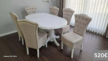 Stilske garniture: Trpezarijski setovi – više modela - Set 1 (prikaz 1 i 4) – 640€: - — 16