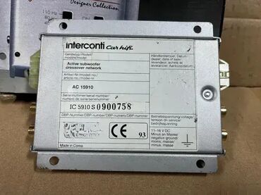 Audio oprema za auto: SUPER AKCIJA #2621 Active subwoofer crossover AC 5910 - INTERCONTI; — 10