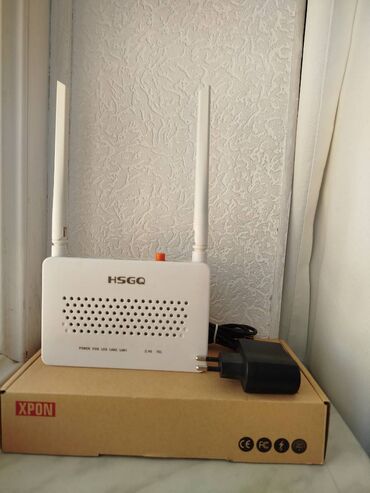 modemlərin qiyməti: HSGQ GPON Modem satılır. Təzə kimidir. Heçbir problemi yoxdur. Qutusu