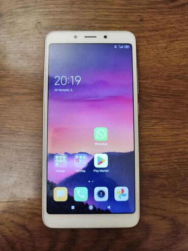 redmi 7 qiymeti 2019: Redmi 6, 32 GB, rəng - Qızılı, Barmaq izi