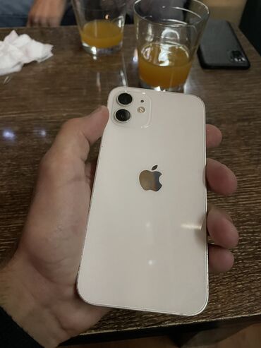 iphone lalafo: IPhone 12, 128 ГБ, Белый, Беспроводная зарядка, Face ID