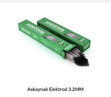şlak: Askaynak Elektrod 3.2 mm - Növ: Manual ark qaynaq elektrodu - Çap — 1