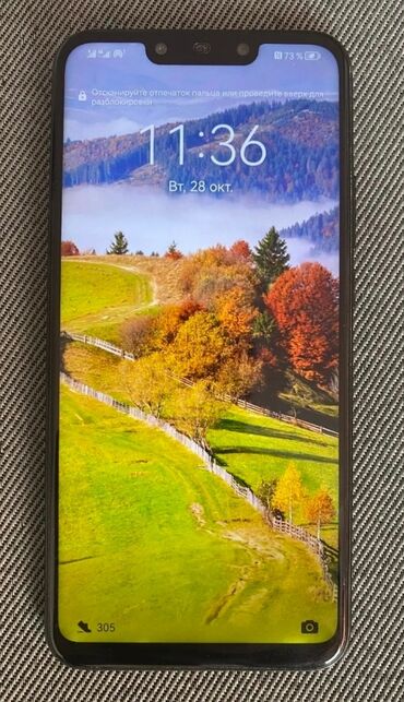 батарейку для нетбука: Huawei Mate 20 Lite, Б/у, 64 ГБ, цвет - Черный, 2 SIM