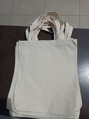 белая сумка: Сумка шоппер хб