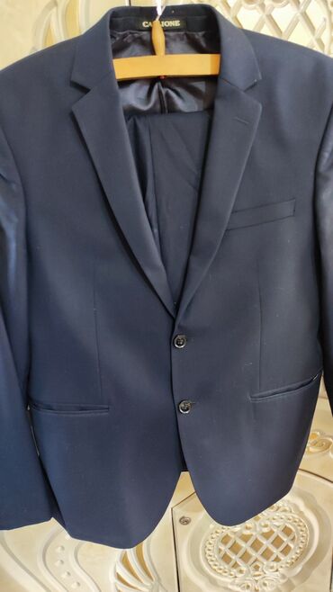брючный костюм размер 52 54: Костюм 6XL (EU 52), цвет - Синий