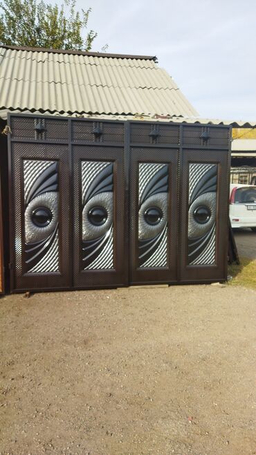 Откатные ворота: Ворота ворота навес навес ферма жана башкаларды заказ менен жазайбыз — 2