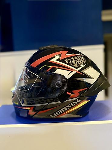 moto kaski: BK RS909 “Lightning” motosiklet dəbilqəsi - Tip: Tam üz (full-face) — 4