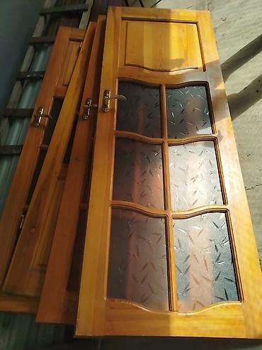 emba panel kataloq: Şüşəli taxta otaq qapıları - Material: təbii taxta (rəngi açıq — 2