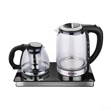 elektrikli caydan: Elektrik çaydan dəsti Eurolux EU-TM2804SGD – 2200 Vt 🟢 Rəsmi iş yeri — 2
