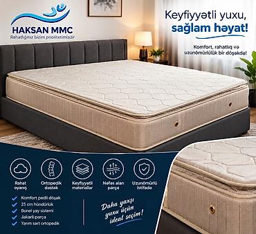 Döşəklər: Ortopedik döşək – rahat və sağlam yuxu üçün Xüsusiyyətlər: - — 6