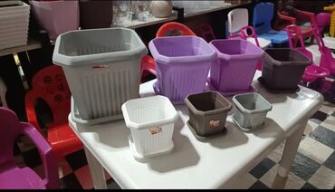 Bitkilər üçün dibçəklər: Dibcek dibcek qabi yuvarlaq rengli gul qabi yumru rengli Dibcek — 16