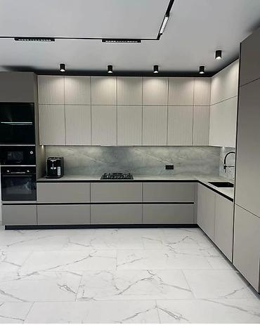 silver kitchen: Кухня от 18 000 сом/м² | 3D проект бесплатно Премиальная мебель от — 1