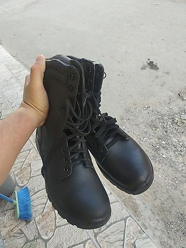 botinkalar cəkmələr: Məhsul: Qara rəngdə kişi hərbi/iş çəkmələr ölçülər Mövcuddur - Rəng — 2