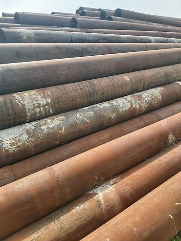 Металлопрокат: круглые трубы: Round pipe, Сталь, Бесшовная, Без покрытия, В розницу, Б/у — 5