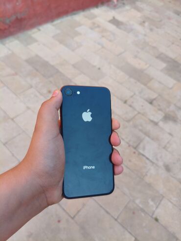 Apple iPhone: IPhone 8, 64 GB, Jet Black, Zəmanət, Simsiz şarj, Sənədlərlə
