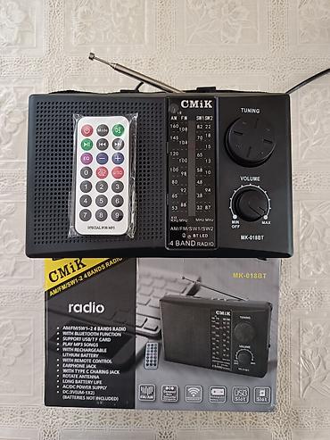 honor x9c irşad: CMiK MK-018BT 4-band radio Xüsusiyyətlər: - Dalğalar: AM/FM/SW1/SW2 - — 1