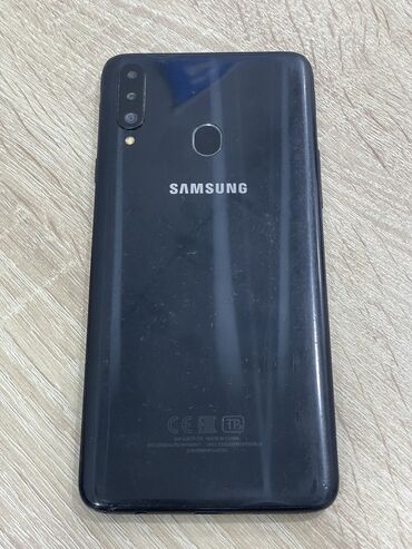 хочу работать: Samsung A20s, Б/у, 32 ГБ, цвет - Черный, 2 SIM