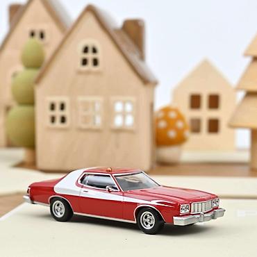 pink and cosmo: 🚓 Ford Gran Torino 1975 – Starsky & Hutch (Norev Jet-Car 1:43) — 1