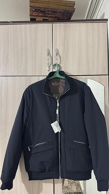 Куртки: Мужская куртка Brunello Cucinelli (Made in Italy) - Цвет: темно‑синий — 1