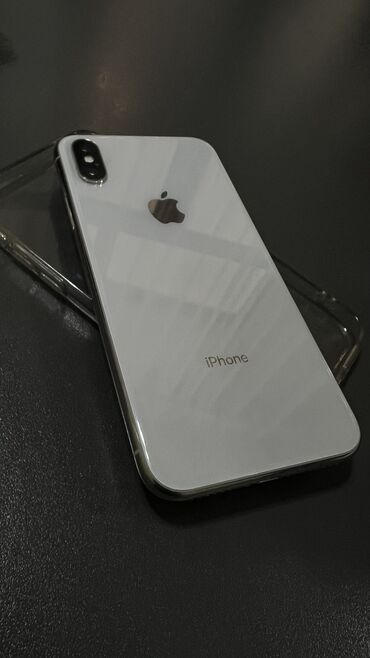 номер телефона ошка: IPhone X, Б/у, 64 ГБ, Белый, Зарядное устройство, 100 %