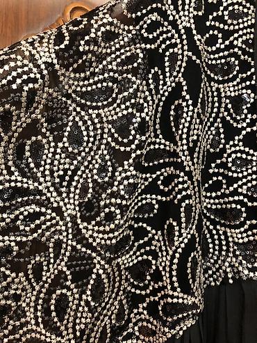 sumqayitda jaket: Zərif abaya/kimono üslublu qadın üst geyimi - Rəng: qara - Üst hissə — 3