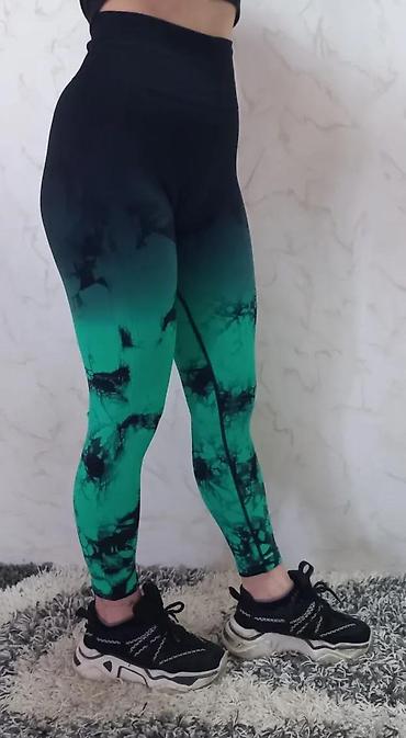 Helanke, biciklistički šortsevi: Ženske sportske helanke visokog struka - Model: duge helanke sa — 14