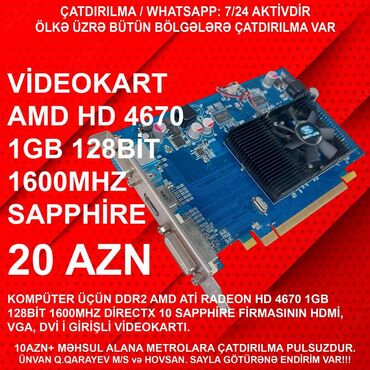 Operativ yaddaş (RAM): Videokart AMD GeForce 210, < 4 GB