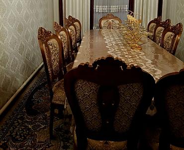 для природы стульчики: Классический обеденный гарнитур в резном стиле - Большой — 1