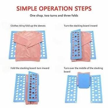 Ostali proizvodi za kuću: Preklopna daska za brzo i jednako slaganje odeće - Praktičan — 30