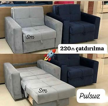 Kreslolar: Yeni, Kreslo-kravat, Vеlur parça, Şəhərdaxili pulsuz çatdırılma — 1