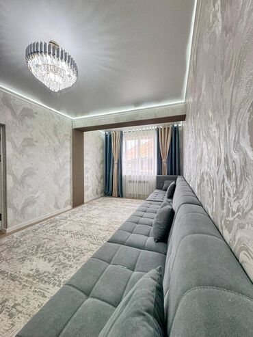 снять жилье в кыргызстане: 2 комнаты, 57 м², Элитка, 12 этаж, Дизайнерский ремонт