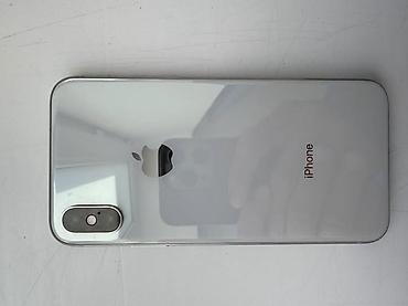 iphone kg: IPhone Xs, цвет Silver (белая задняя панель, стальная рамка). Память — 1