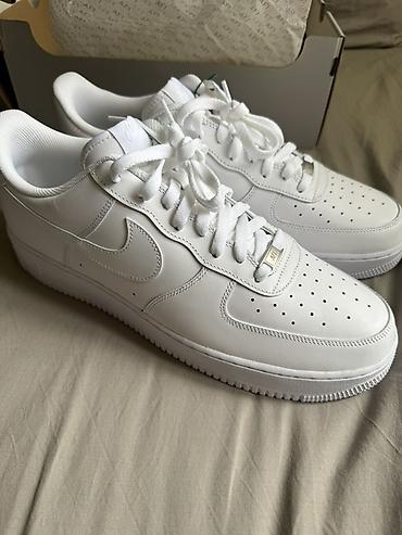 аир форсы: Мужские кроссовки, 49, 50, Nike, Новый, цвет - Белый, Платная доставка, Самовывоз — 3