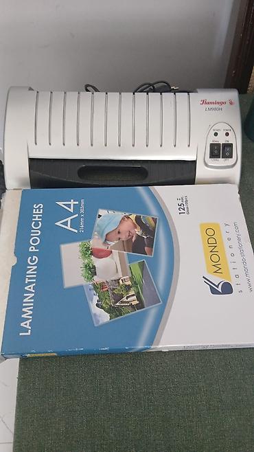 a4 kagiz: Flamingo LM980H laminator + MONDO A4 laminasiya cibləri dəsti. Məhsul — 1
