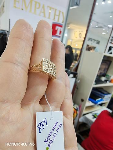 Aksesuarlar: Toy, Üzük, Sarı qızıl, 585 Əyar, Qaşsız — 4