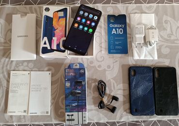 samsung s21 qiymeti azerbaycanda: Samsung Galaxy A10, rəng - Qara, İki sim kartlı