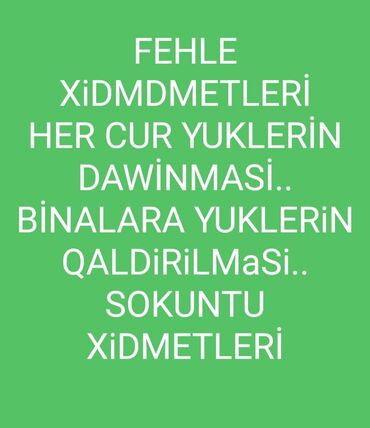 помощница по дому: Gundelik Fehle xidmetide var,Ev sokuntusu ve dawinmawi.,her cur