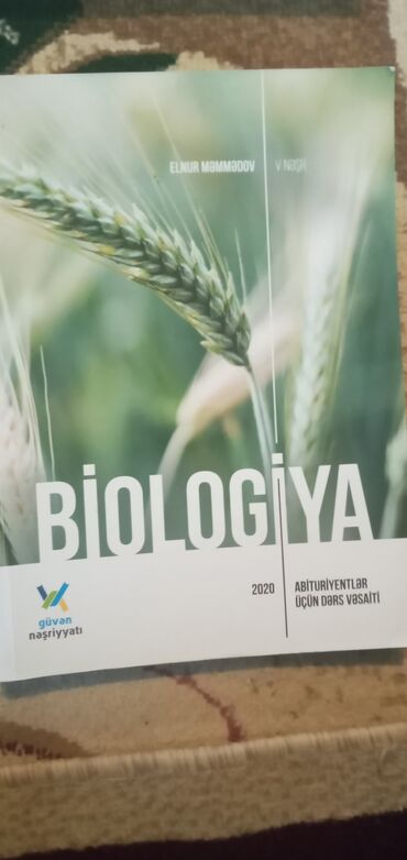 biologiya metodik vesait: Biologiya güvən dərs vəsaitidir. Təzədir. Qiyməti 8 manat