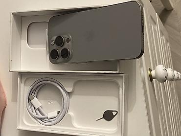 IPhone 15 Pro, 256 GB, Natural Titanium, Face ID lalafo.az -da IPhone 15 Pro, 256 GB, Natural Titanium, Face ID