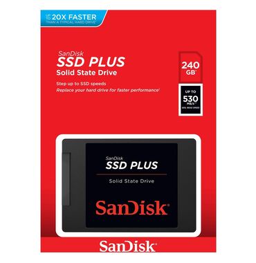 sandisk 128gb: Daxili SSD disk Sandisk, 240 GB, 2.5"