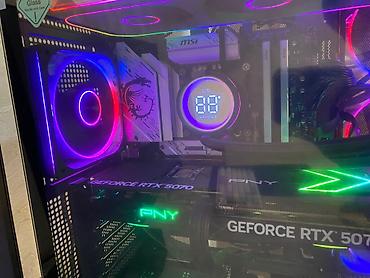 Настольные ПК и рабочие станции: Компьютер, ядер - 14, ОЗУ 32 ГБ, Для работы, учебы, Новый, Intel Core i5, NVIDIA GeForce RTX 5070, SSD — 3