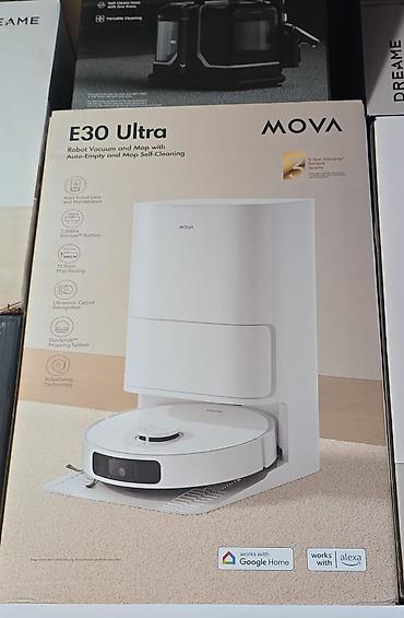 MOVA E30 Ultra / E40 Ultra – avtomatik boşaltma stansiyalı robot